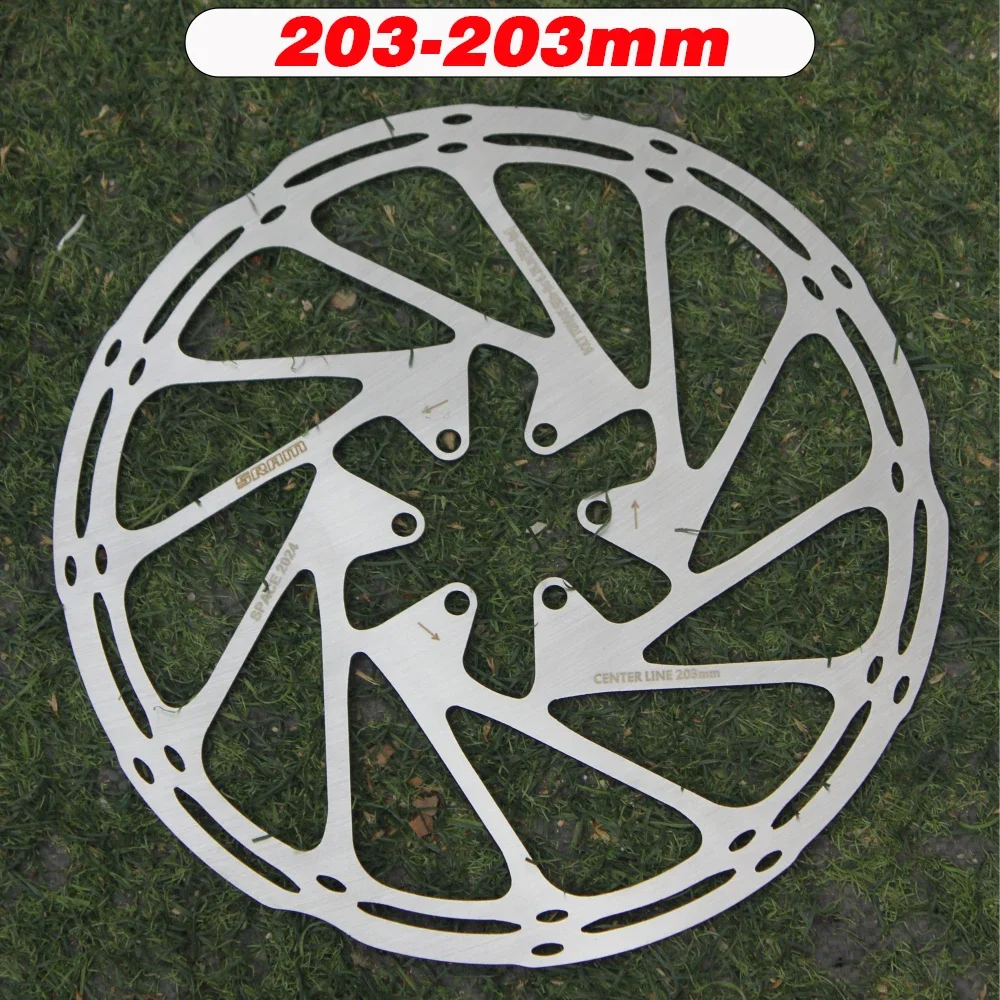 2 Stück Fahrrad-Bremsscheiben-Mittelachse 160mm 180mm 203mm Edelstahl Hydraulische Bremsscheibe für MTB Rennrad-Teile – Detail 4