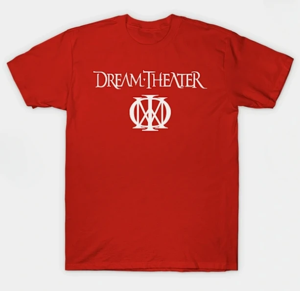 2024 New Trend Men's and Women's Spring and Summer T-Shirts Dream Theater Band Pattern T-shirt High Quality Cotton Top T-Shirt