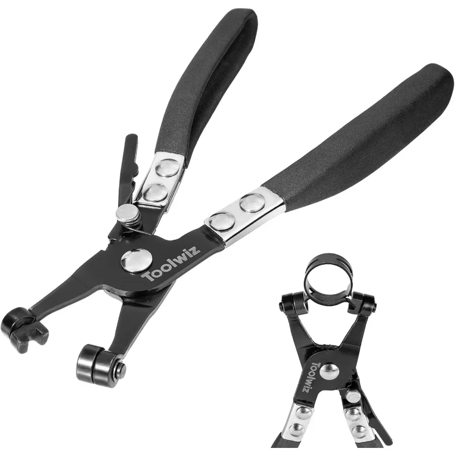 

Heavy Duty Hose Clamp Pliers with Locking Device and Non-Slip Handle for Efficient Removal and Installation of Ring-Type and Fl
