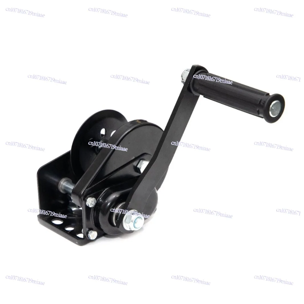 Self-locking hand winch stainless steel two-way automatic brake winch portable traction hoist lifting crane hand type
