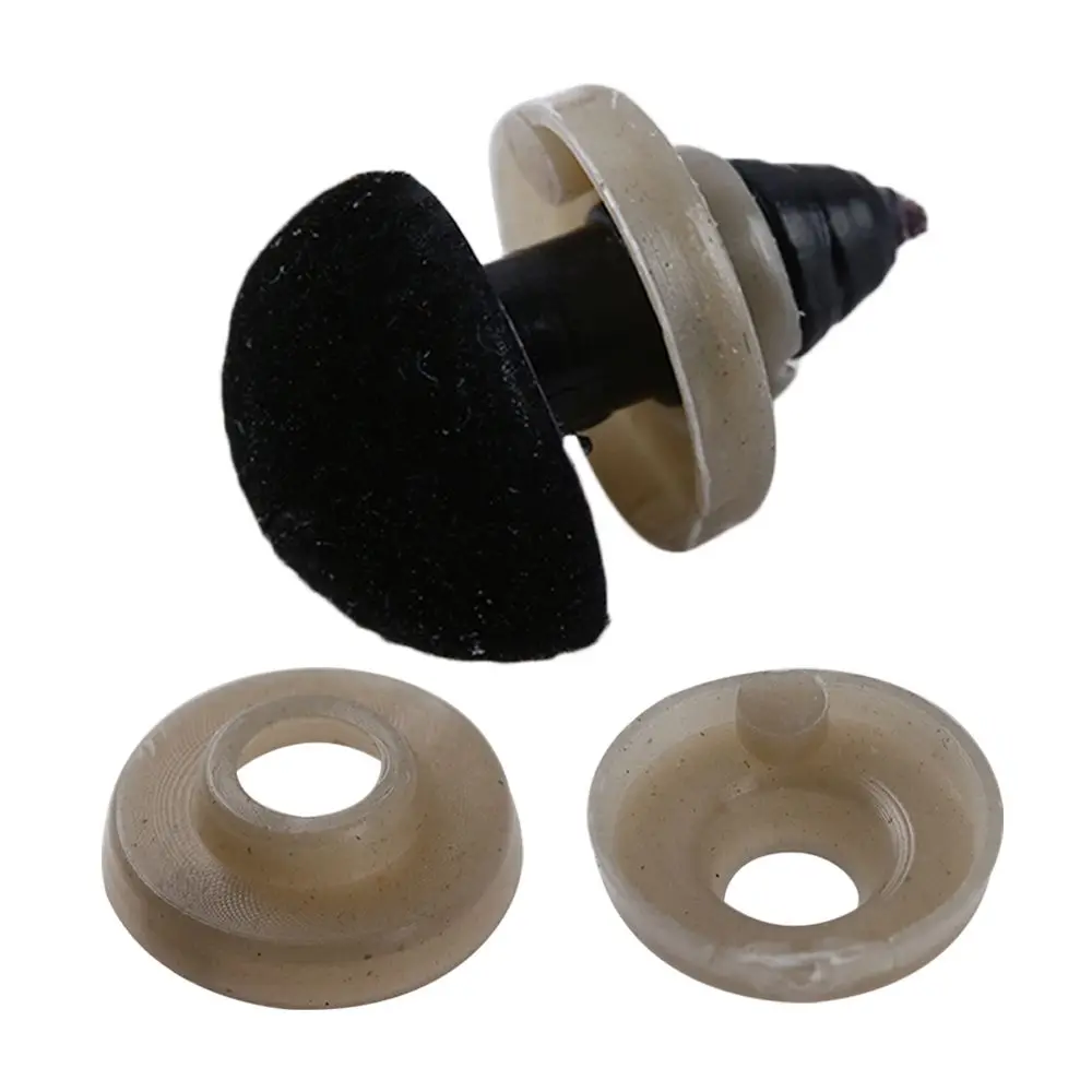 10 Pcs Plastic Triangle Nose Velvet Nose Bear Buttons DIY Tool For Bear Toys Safety nose Hot Sale for toy dolls DIY Accessories