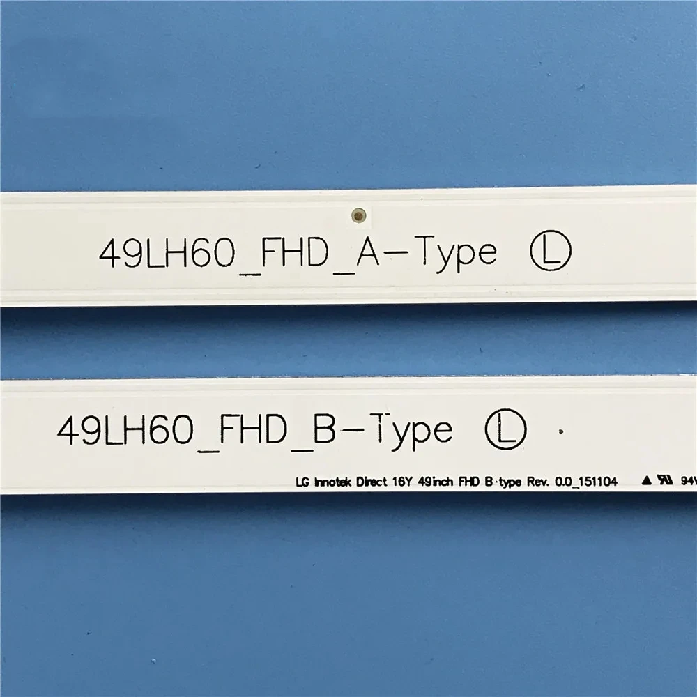 LED backlight strip 7 lamp for Innotek Direct 16Y 49inch 49LH60_FHD A/B HC490DUN 49LH604V HC490DUN-ABRR1-211X LT-50C550