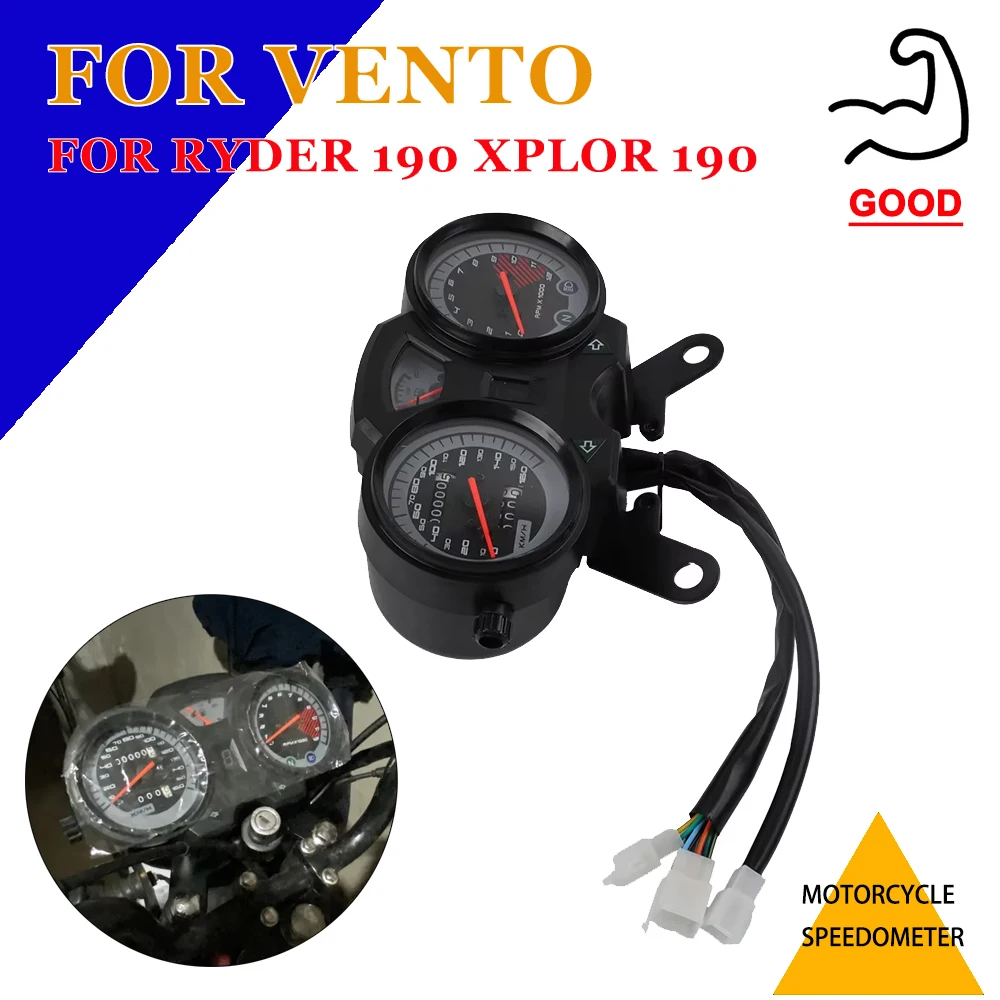 Para vento ryder 150 190 xplor 190 trabalhador 150 motocicleta painel digital velocímetro odômetro tacômetro com indicador de engrenagem