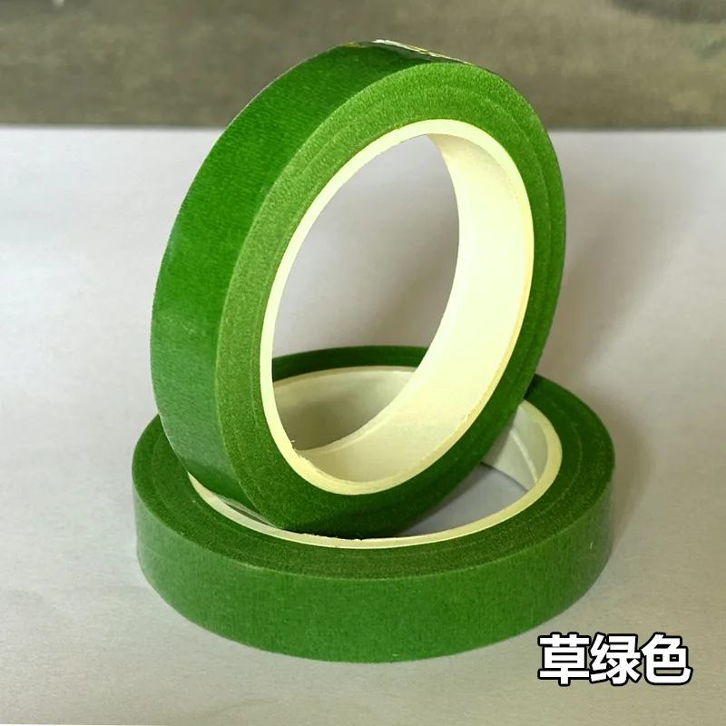 1Roll 13.6m DIY Floral Decoration Tape Self-Adhesive Bouquet Floral Stem Paper Tape Stamen Wrapping Florist Flower WeddingSupply - view 4
