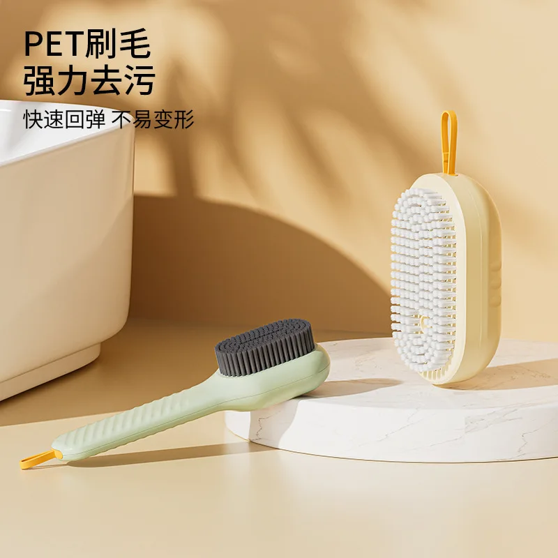 Liquid Dispensing Shoe Brush, Multifunctional Shoe Brush, Professional Shoe Cleaning Tool, Soft Bristles That Don't Damage Shoes