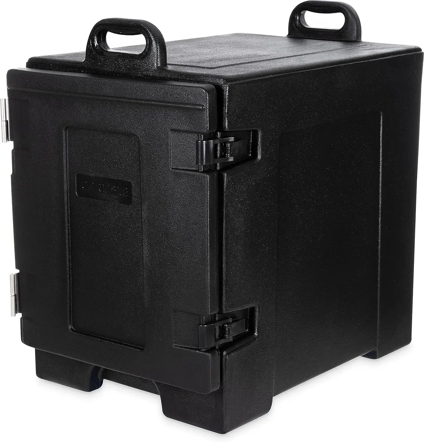 Front Loading Food Pan Carrier with Handles for Catering, Events, and Restaurants, Plastic, 5 Full Pans