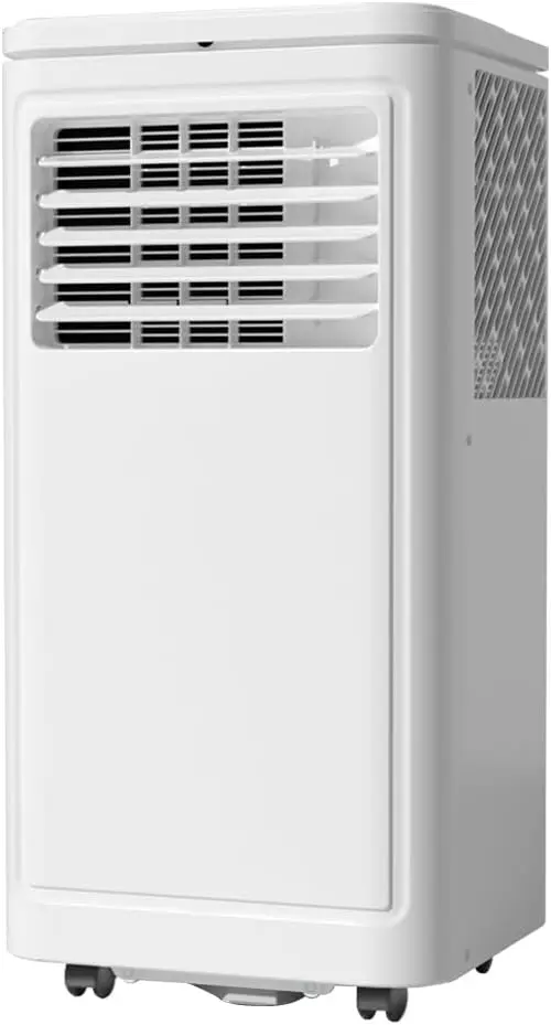 Portable Air Conditioner, 8000 BTU for Room up to 350 sq. ft, Portable AC with Dehumidifier & Fan, 2 Fan Speeds, 24H Timer