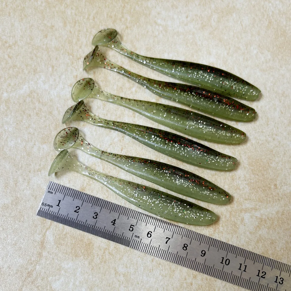 6 قطعة السحر لينة سيليكون الطعم الصيد السحر 9 سنتيمتر 4.2 جرام Wobblers الكارب الصيد لينة إغراء سويم الطعوم البلاستيكية الاصطناعية #1