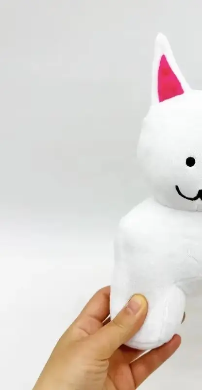 

Roblox Plushie Toy White Rabbit Cute Stuff Pillow Doll Peripherals Cartoon Valentines Gift Collectible Hobbies 24cm/60.96in