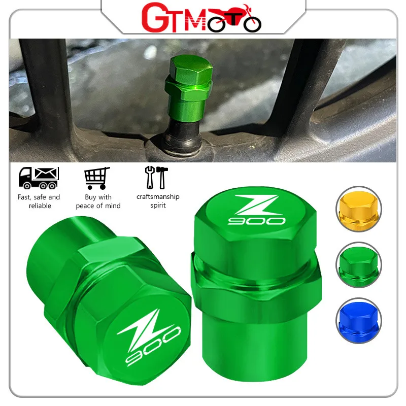 

For Kawasaki Z900 Z900RS Z800 Motorcycle Accessories CNC Aluminum Wheel Tire Valve Caps Airtight Covers z900 z900rs z800