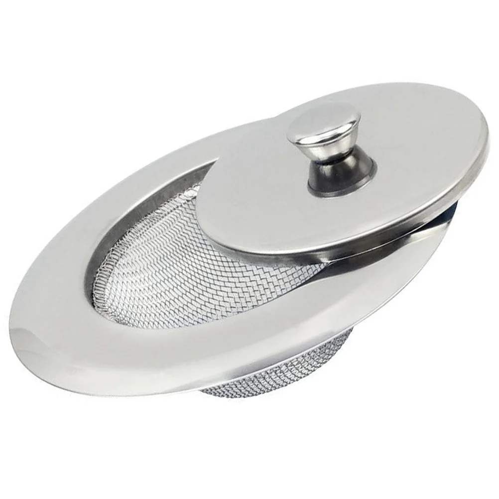 1 مجموعة مصفاة الفولاذ المقاوم للصدأ المطبخ استنزاف سلة المرشح بالوعة سدادة للمنزل الغذاء مصفاة استنزاف حامي بالوعة المطبخ أداة