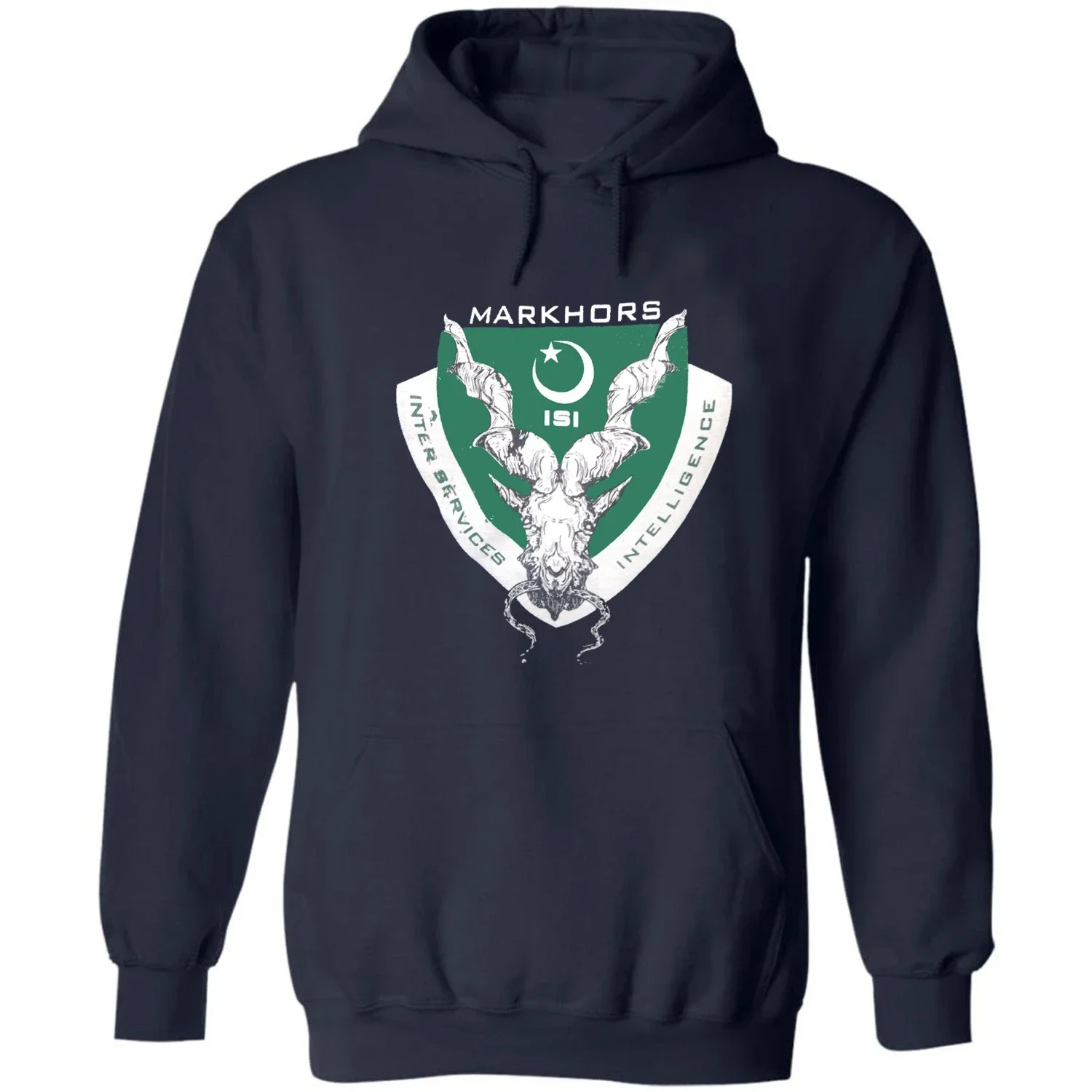 Pakistan ISI Intelligence Agencise Pullover Hoodie New 100% Cotton Comfortable Casual Mens Sweatshirt Fashion Streetwear