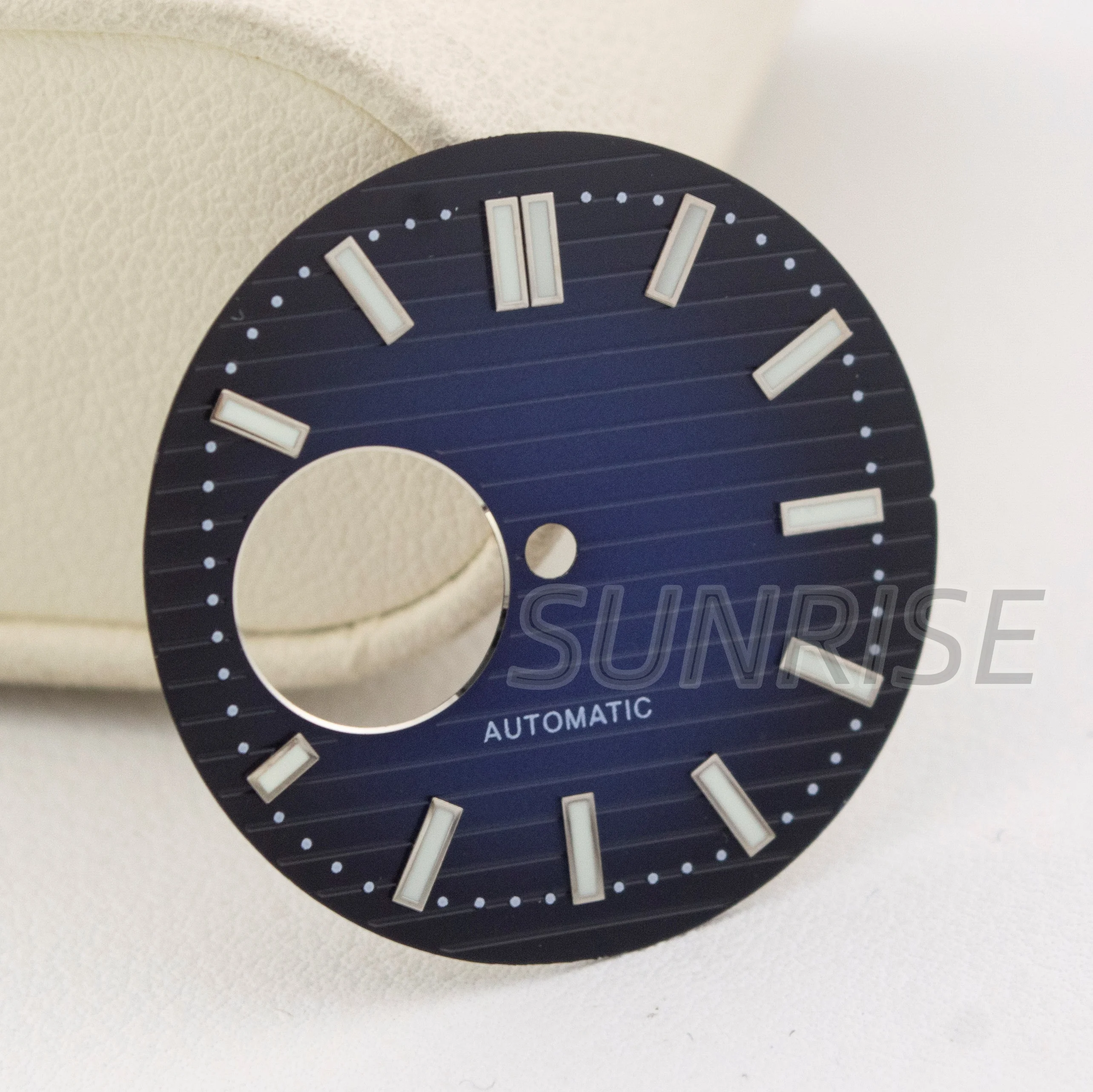 30.5 مللي متر NH35 الطلب الأيدي مفتوحة القلب الهاتفي نوتيلوس ساعة الطلب الوجه لحركة NH38 الرجال ساعة أجزاء ملحقات إصلاح استبدال #3