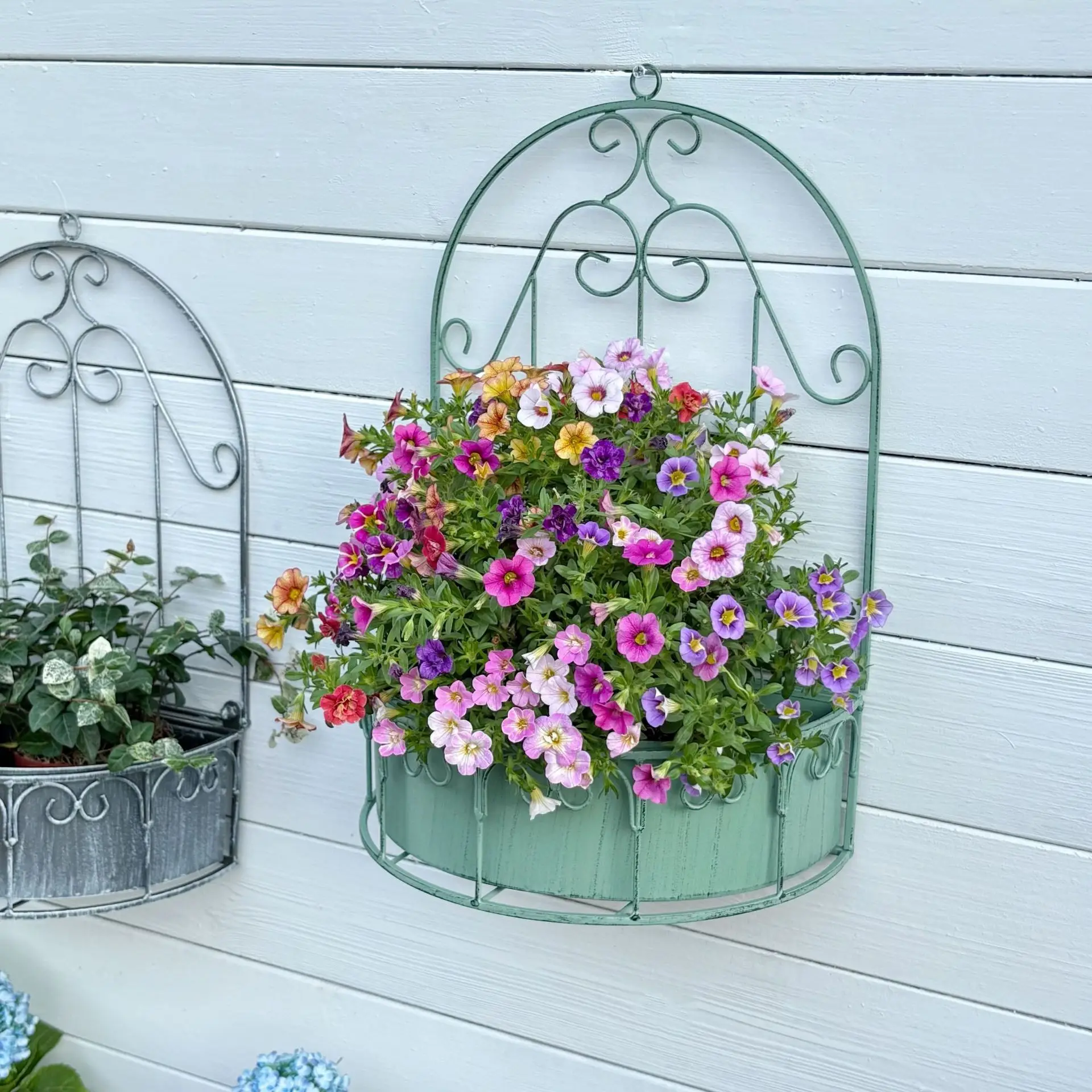 Temu cross-border balcony garden retro wrought iron disassembly