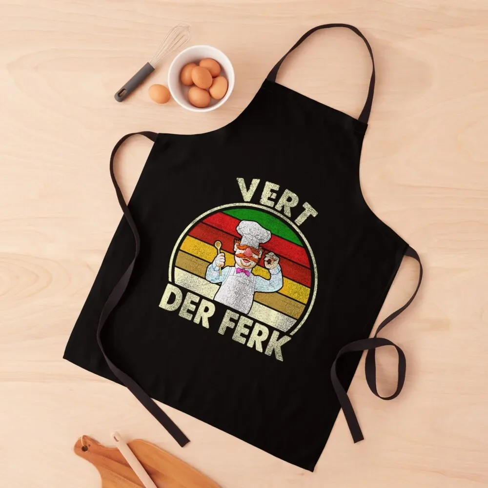 

Distressed Vert Der Ferk Apron kitchen clothes for men For Hairdresser Apron