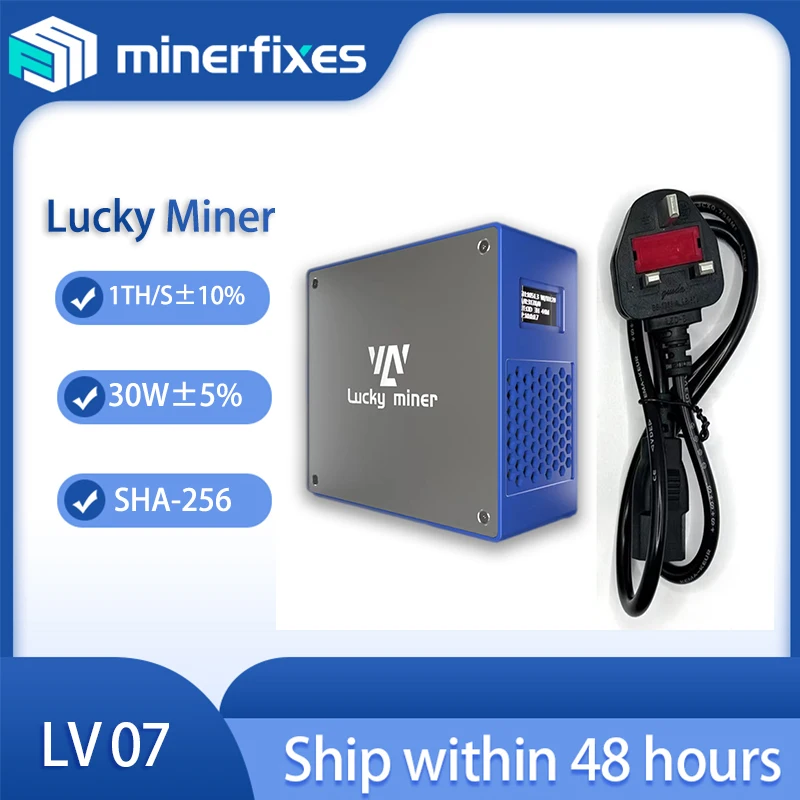 Bitaxe ultra Btc miner machine Lucky miner LV07 1TH/S SHA256 bsv btc bch dgb lottery miner asic mining silent miner Ethereum