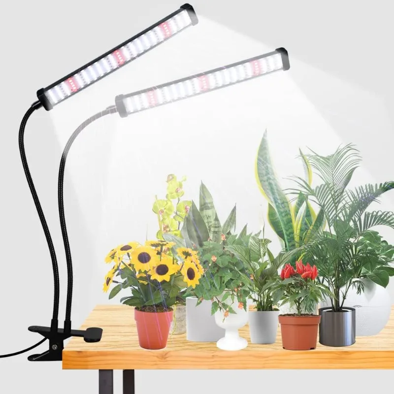 

Grow Light 100W 6000K, Super Bright White Desktop Clip Plant Lamp for Seedlings Succulents Seeds Starting Indoor Plant