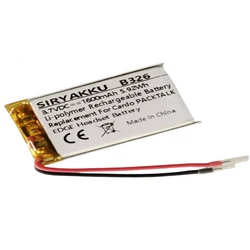 3.7V Rechargeable 1600mAh Li-polymer Battery For JBL Cardo Edge Headset Accumulator Pack Replacement batteries