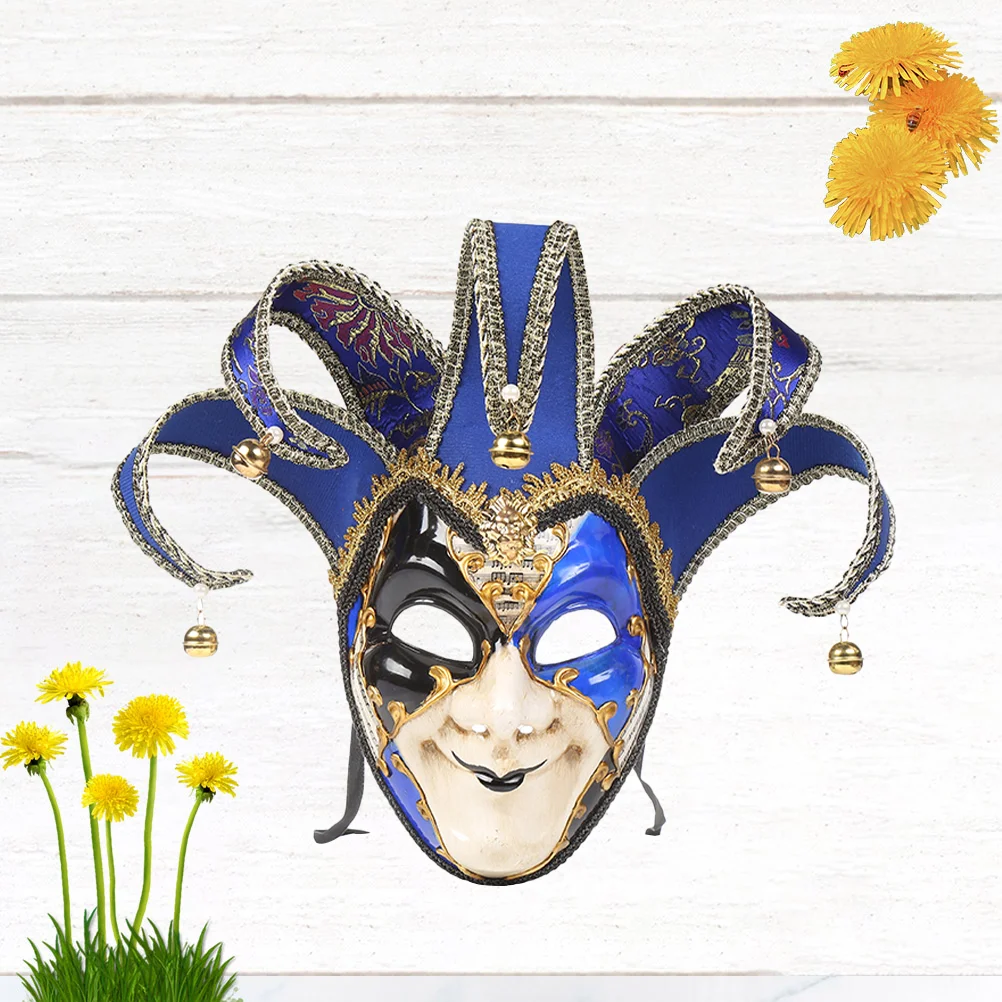 Toyvian Maskaraid Mask Women Full Face veneziane Women Masquerade Cosplay Costume Prop Carnival Venice italia Halloween