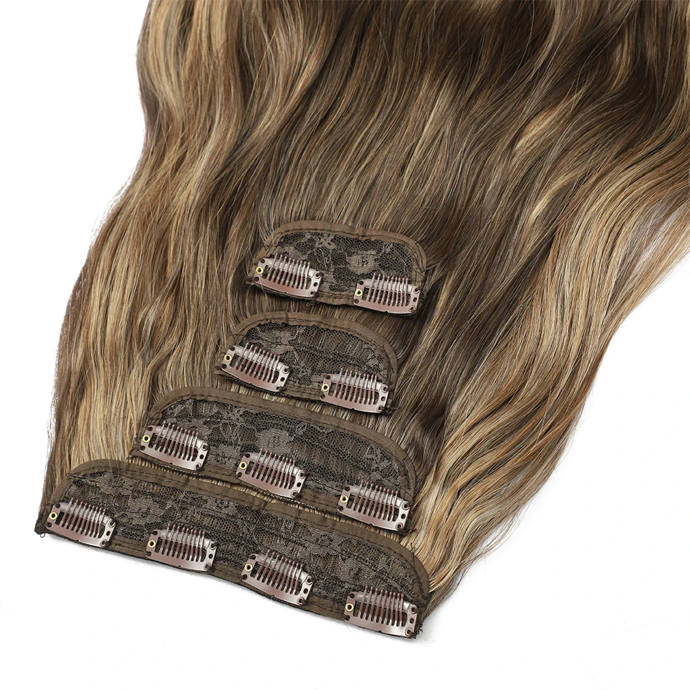 الحيوي الجسم موجة كليب في وصلات الشعر 22 بوصة 4 قطعة/الوحدة 220 جرام لينة الطبيعية ألياف مقاومة للحرارة كليب في الشعر الاصطناعية #5