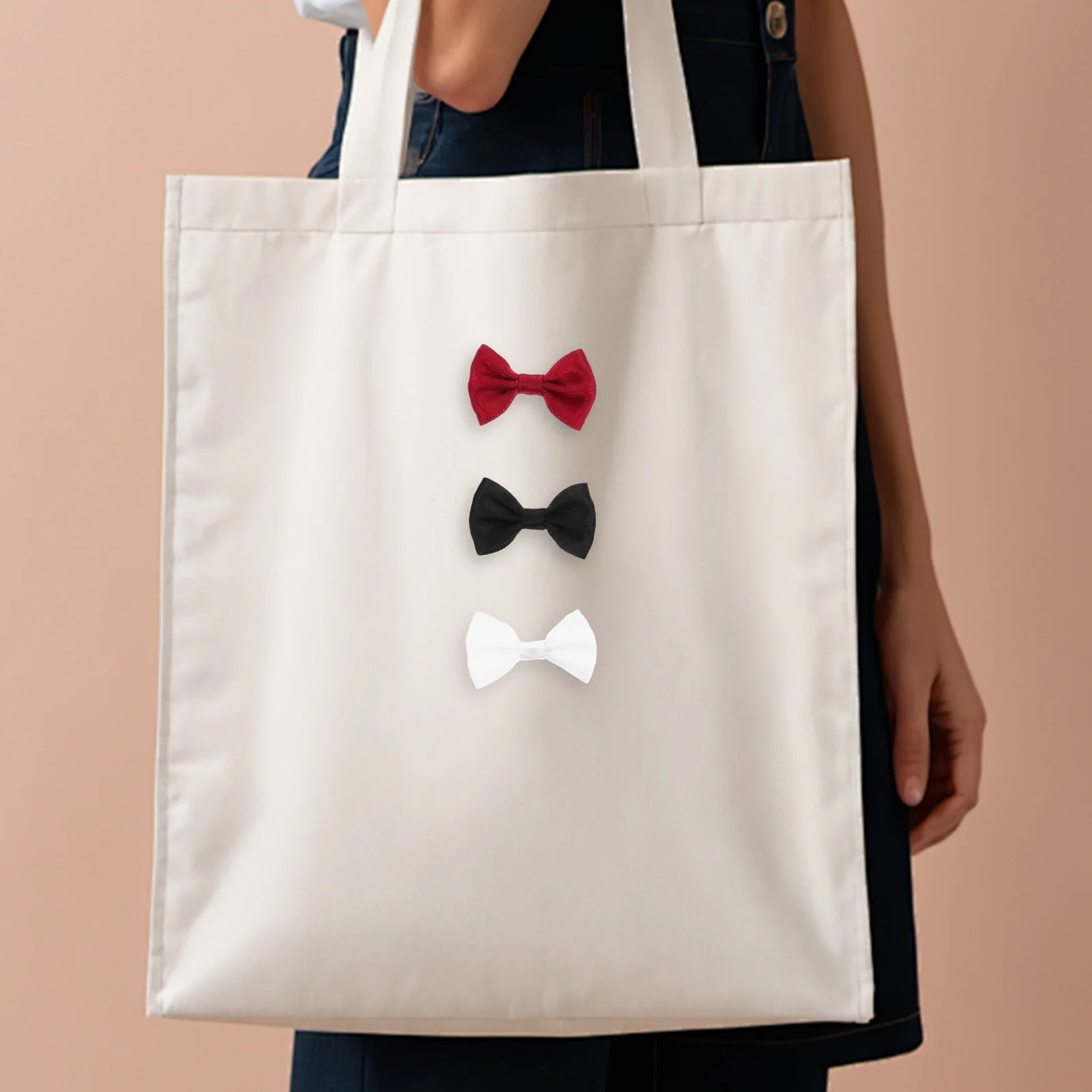 

120pcs Butterfly Knot Craft Accessories Mini Polyester Bows For Diy Sewing Scrapbooking Wedding Party Decor Hair Ornament Twist