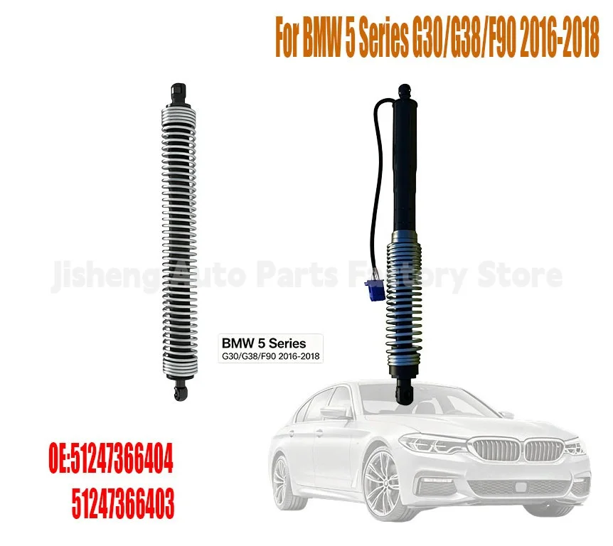 Rear Trunk Tailgate Strut OE 51247366404 51247366403 Compatible with BMW 5 Series G30/G38/F90 2016 To 2018 Car Replacement Parts