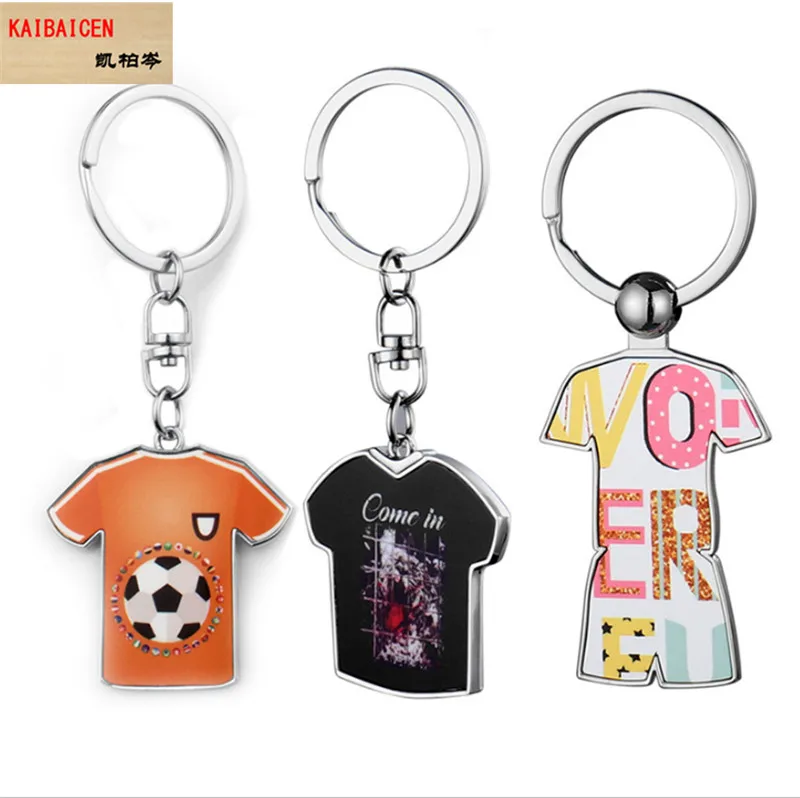 

20SETS Sublimation Blank Heat Transfer Keychain 3 Clothes Shapes Blanks Bag Personalised Ornaments