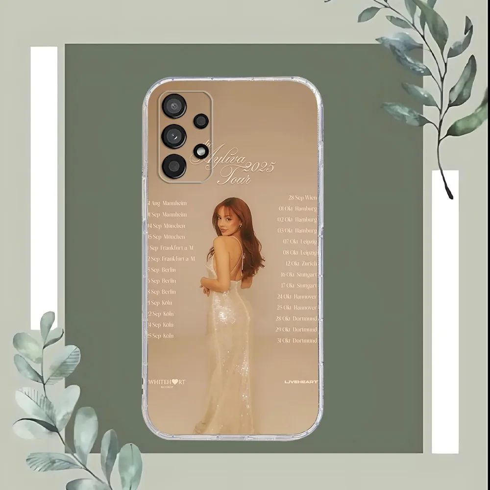 Ayliva she knows Phone Case For Samsung Galaxy A52 A12 A51 S21 Edge S22ULTRA S23 S20LITE Plus ultra Transparent Cover