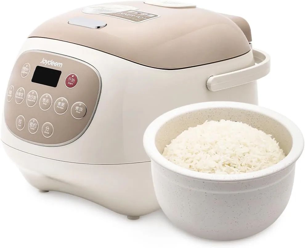 

Healthy Ceramic Rice Cooker, 6 Cups, PFOA Free, 3L Capacity, DFB-C300