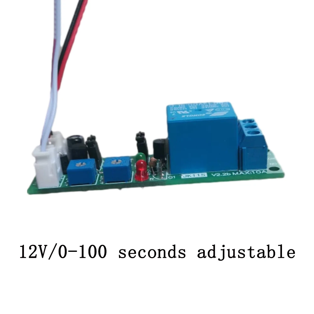 JK11S Cycle Timer Delay on off Relay Module 5V 12V 24V Switch Relay Board 0-100s/0-15m/0-60m/0-120m/0-24h Adjustable Delay Relay