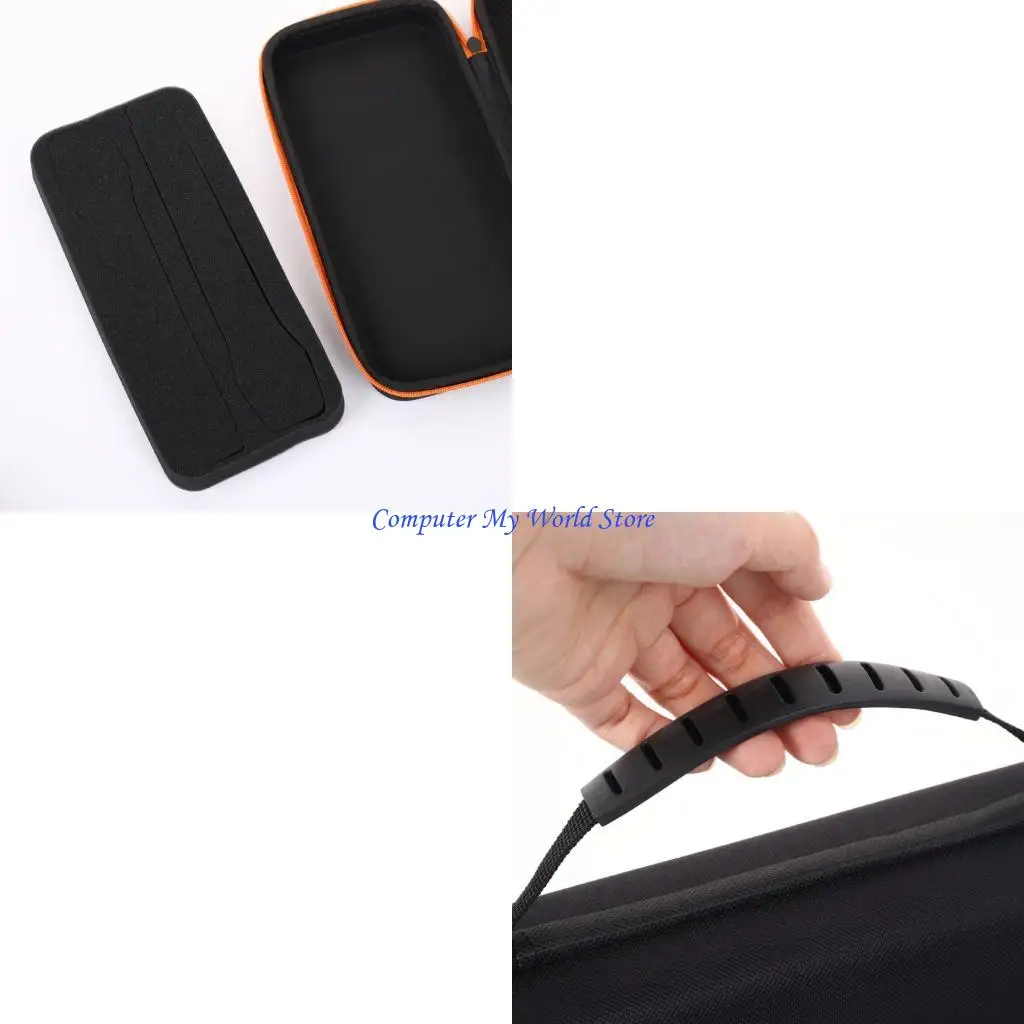 Y08B Protective Double Microphone Carrying Bag Shockproof Waterproof Design Hold 2Mics Cables Compactly Storage Box