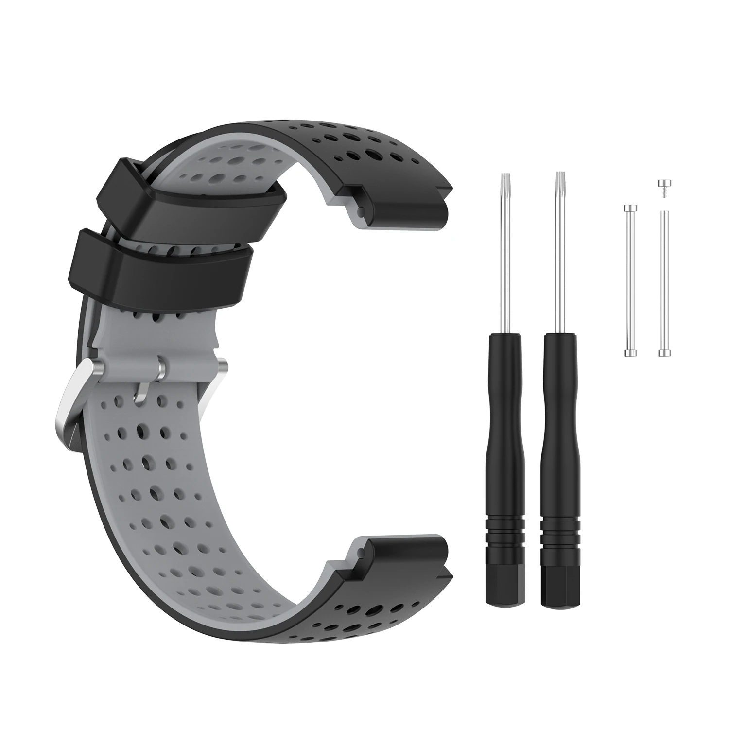 Silicone Watch Band Strap For Garmins Forerunner 220 230 235 620 630 735 Wristband With Repair Tool
