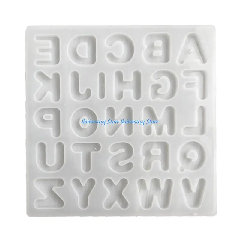 573B Letter Epoxy Silicone Mould Pendant Charm Ornament Mould