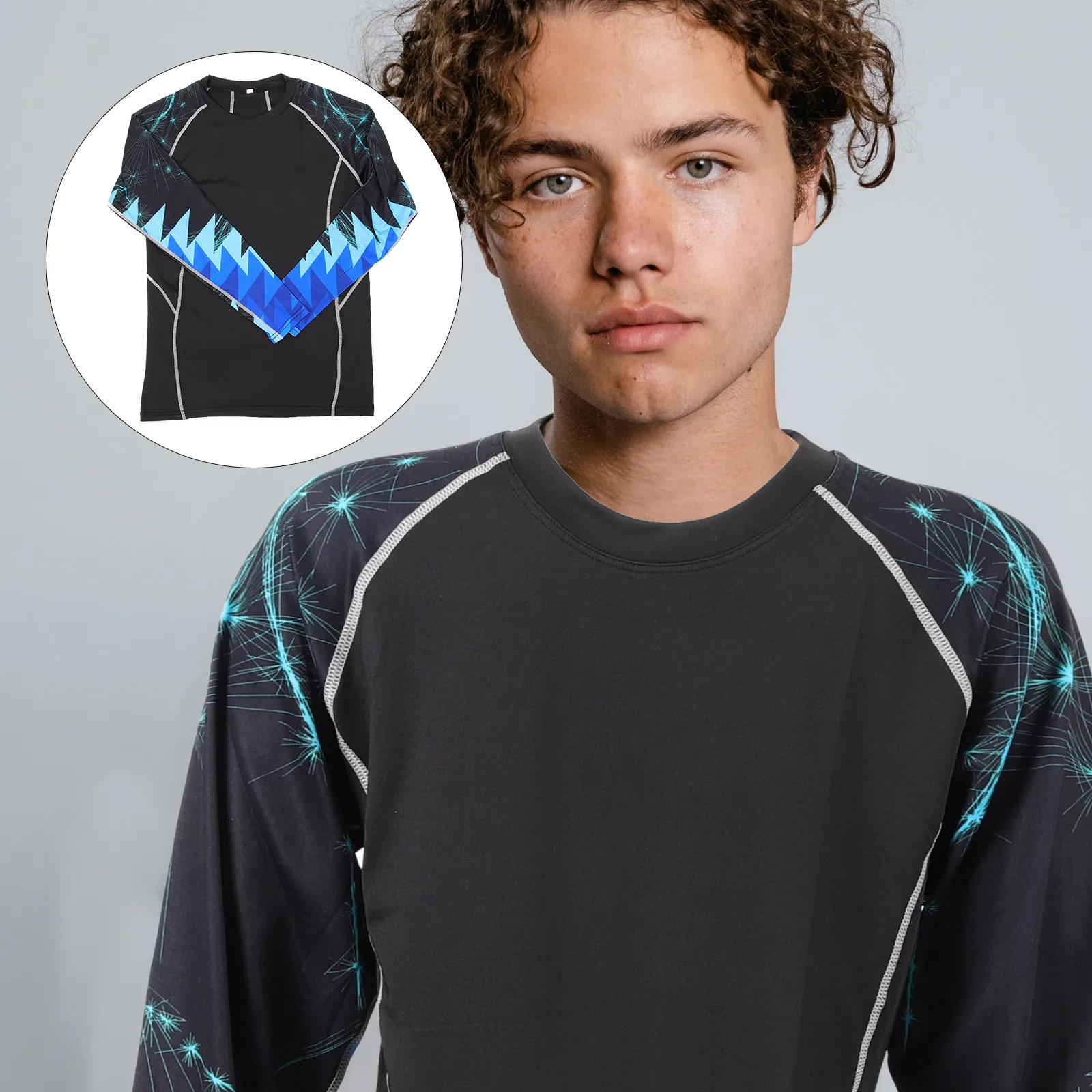 

Quick Dry Sportswear Compression Long Sleeve Elastic Bodysuit for Size Fitness Gym Wear Bike Riding Athletic Clothes