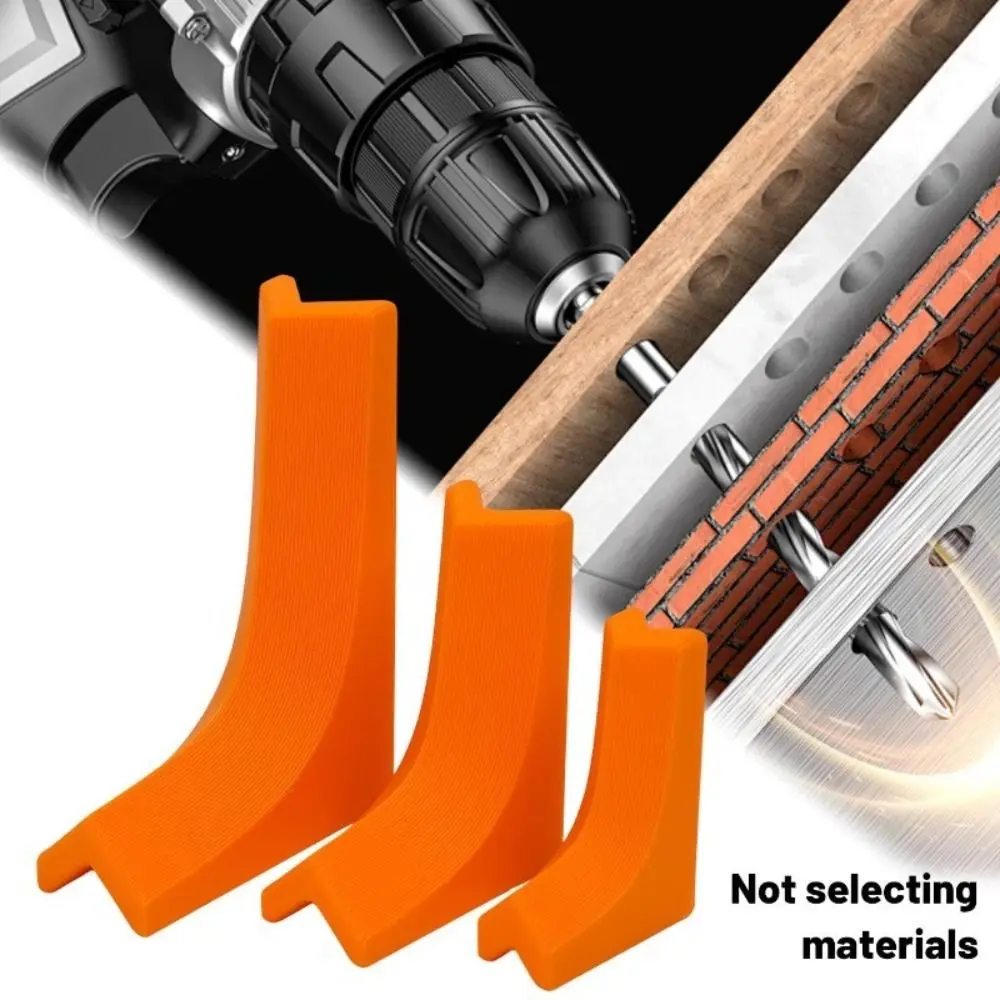 3Pcs/Set Non Slip Drilling Aid Set Wear-Resistant Precision Drilling Guide Tool DIY 90 Degree Angle Drill Guide