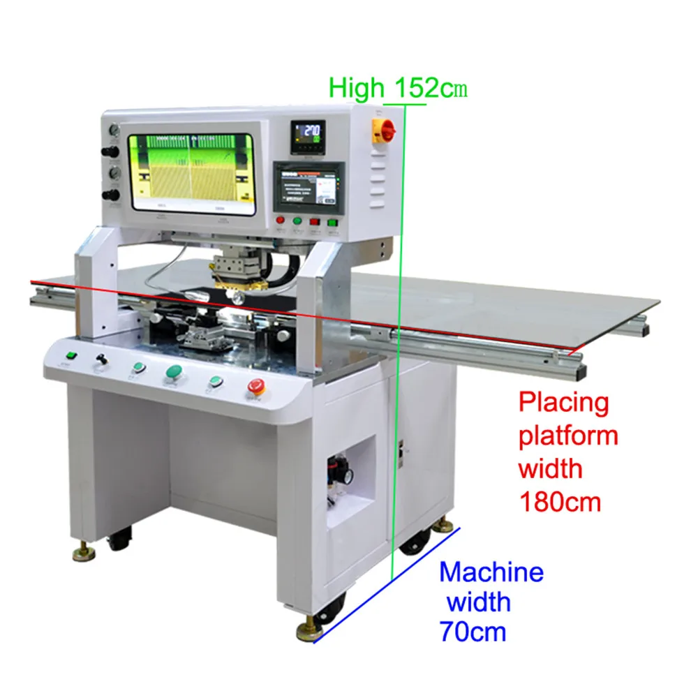 Sliman ST-100WS COF Bonding Machine Single Head Equipment per la riparazione LCD LED TV Laptop Display Hot Press TAB COG FPC Flex Cable