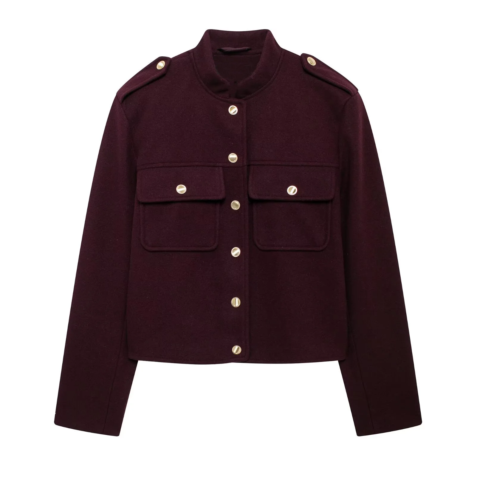 

2024 autumn new women's clothing style fashionable casual versatile solid color soft short jacket jacket