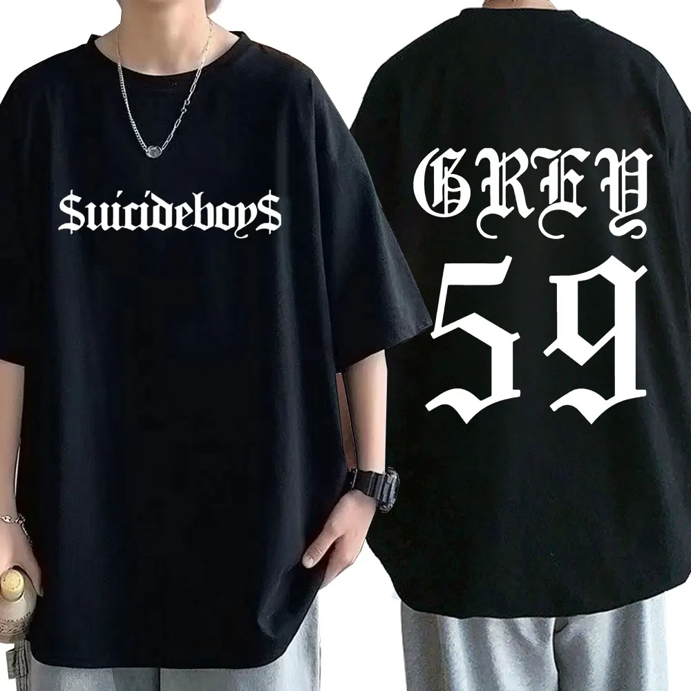 Suicideboys G59 T Shirts Men Women Fashion Hip Hop Vintage Oversized T-shirts 100% Cotton Casual Short Sleeve T-shirt Streetwear