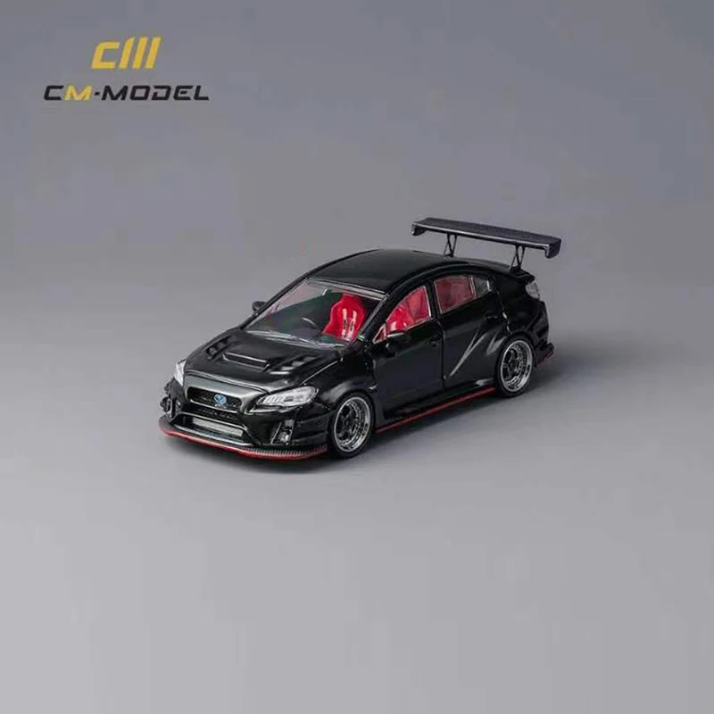 CM 1:64 Model Car Toy Varis Refitting WRX VAB Wide Body Alloy Die-Cast Black