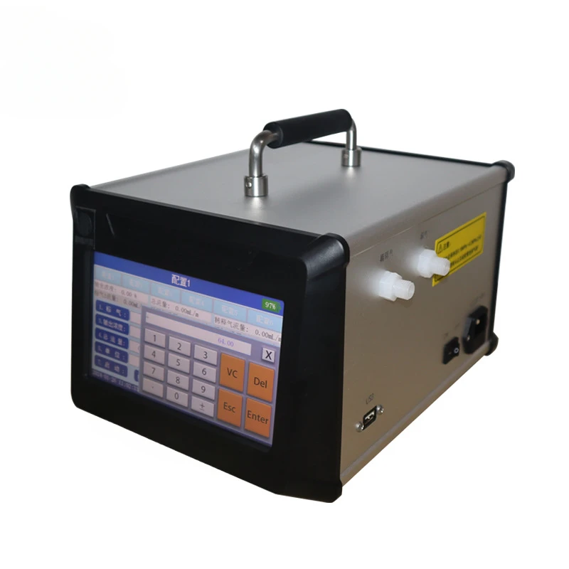 The gas dilution device of intelligent dynamic gas distributor dilutes low-concentration standard gas