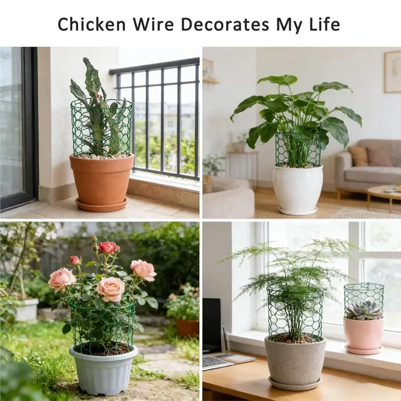 Chicken Wire Floral Arrangements Hexagonal Wire Netting For Garden