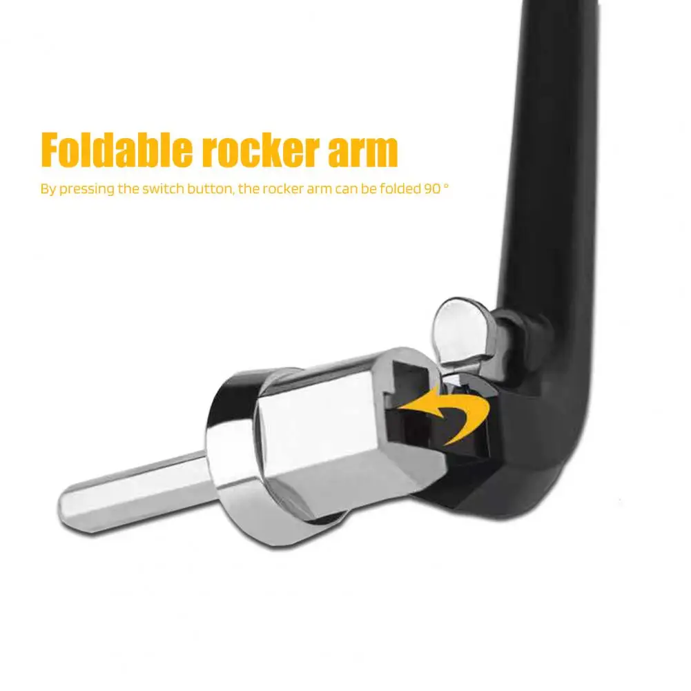 Fishing Reel Handle Replacement Heavy Duty Fishing Reel Rocker Arm Folding Spinning Reel Power Handle Grip Replacement Durable