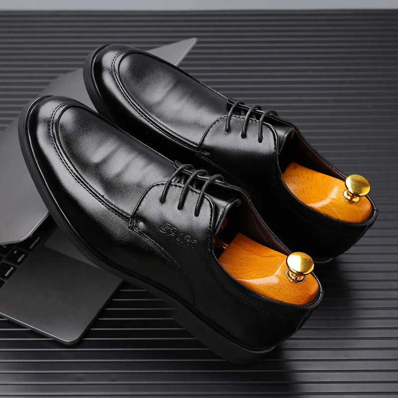 

Mens Formal Business Oxford Shoes Classic Leather Dress Shoes for Men Comfortable Office Work Shoes