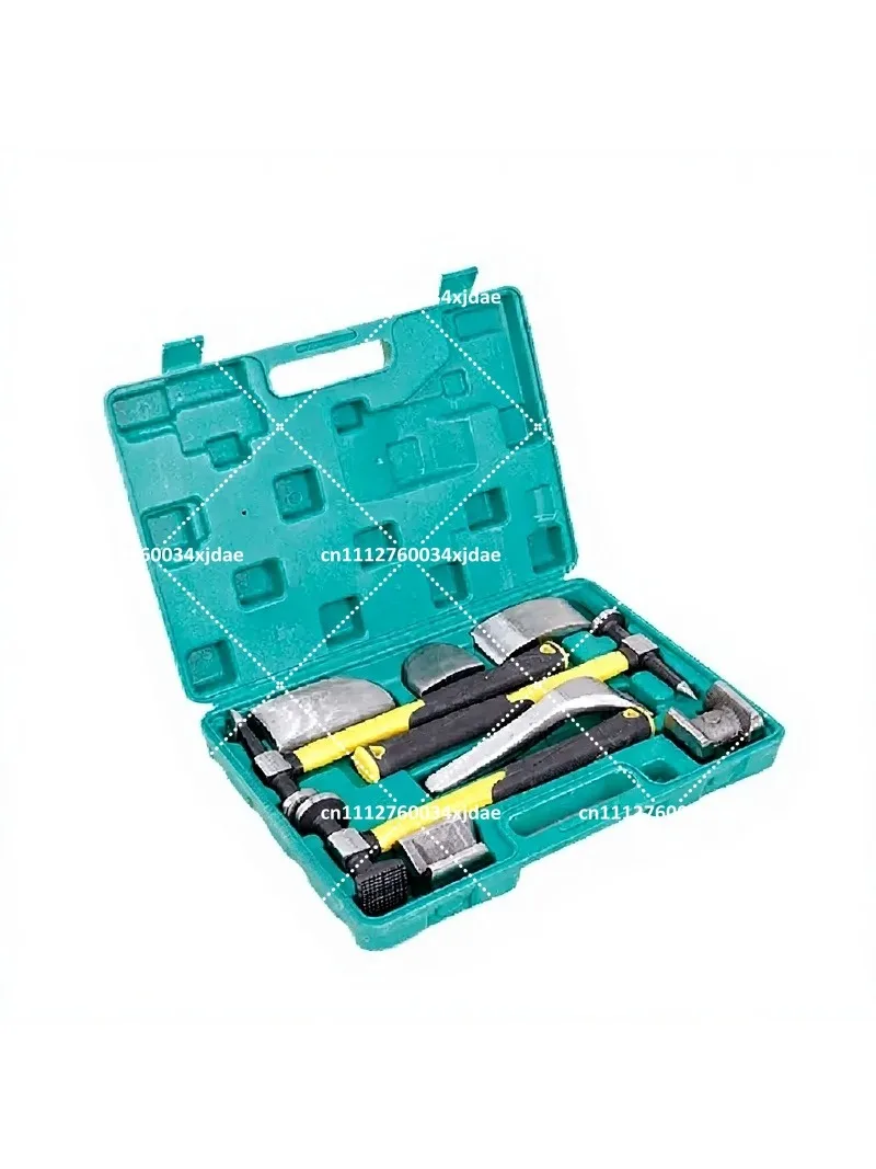 7-Piece Anvil and Dent Shaping Hammer Set, Sheet Metal Repair Tools for Automotive Bodywork and Panel Repair