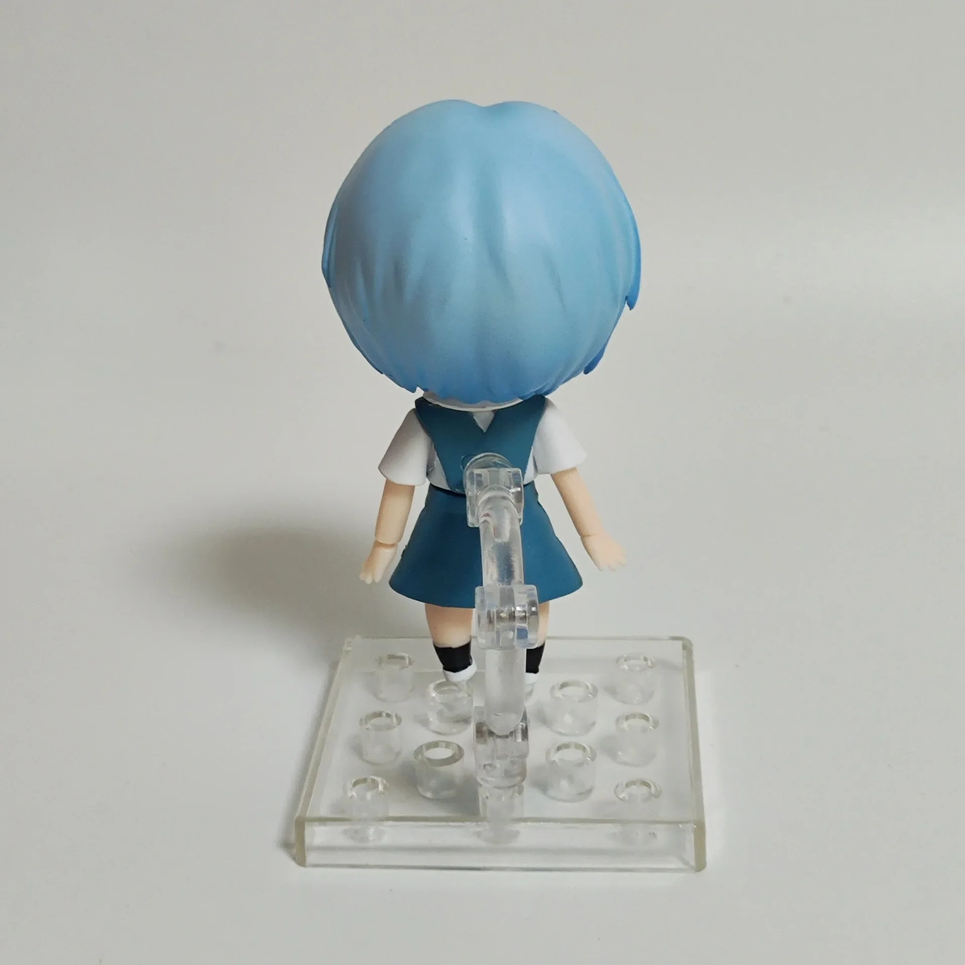 Figuras de acción de Anime EVA Ayanami Rei Q, versión kawaii, arcilla, movilidad conjunta, modelo de PVC, estatua, juguetes, muñeca, decoración de escritorio, regalos, 10cm