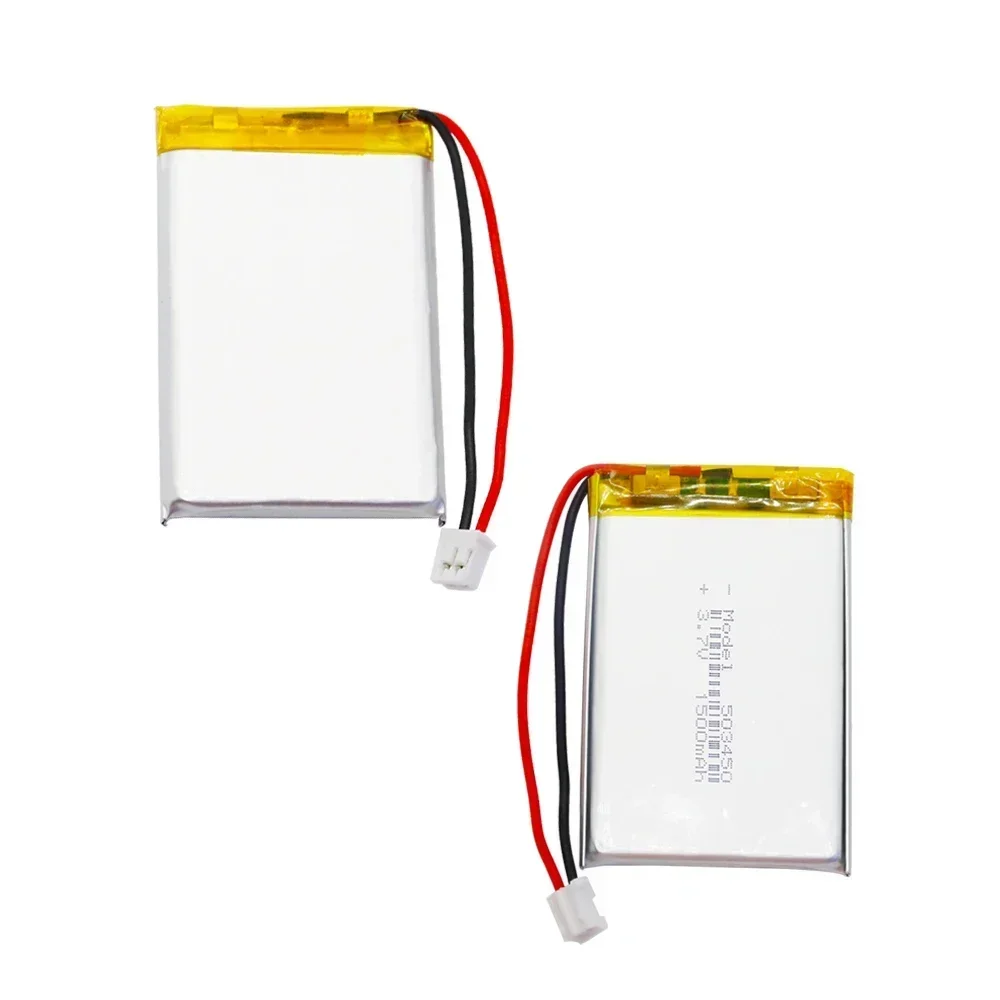 Real capacity 503450 3.7V 1500mAh Polymer Lithium Rechargeable Battery PH2.0 2pin For GPS Smart Phone MP5 Li-ion Battery