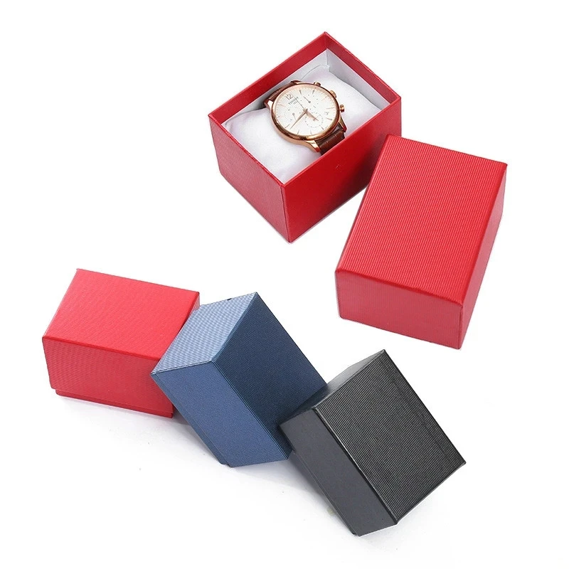 Watch Box Jewellry Store Accessories Watches Storage Box Jewelry Gift Wrap Packaging Boxes Bracelet Showcase3 Colors