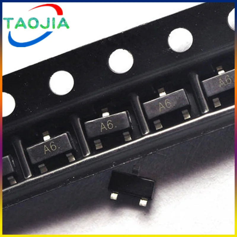 100Pcs BAS16 SOT23 A6 Sot High-Speed Diode Nieuwe Originele