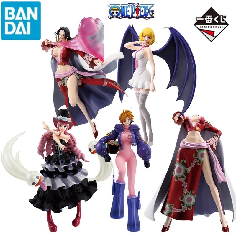 BANDAI Original Ichiban Kuji One Piece Boa Hancock Stussy Perona Lilith MASTERLISE EXPIECE Anime Action Figures Toys Kids Gift