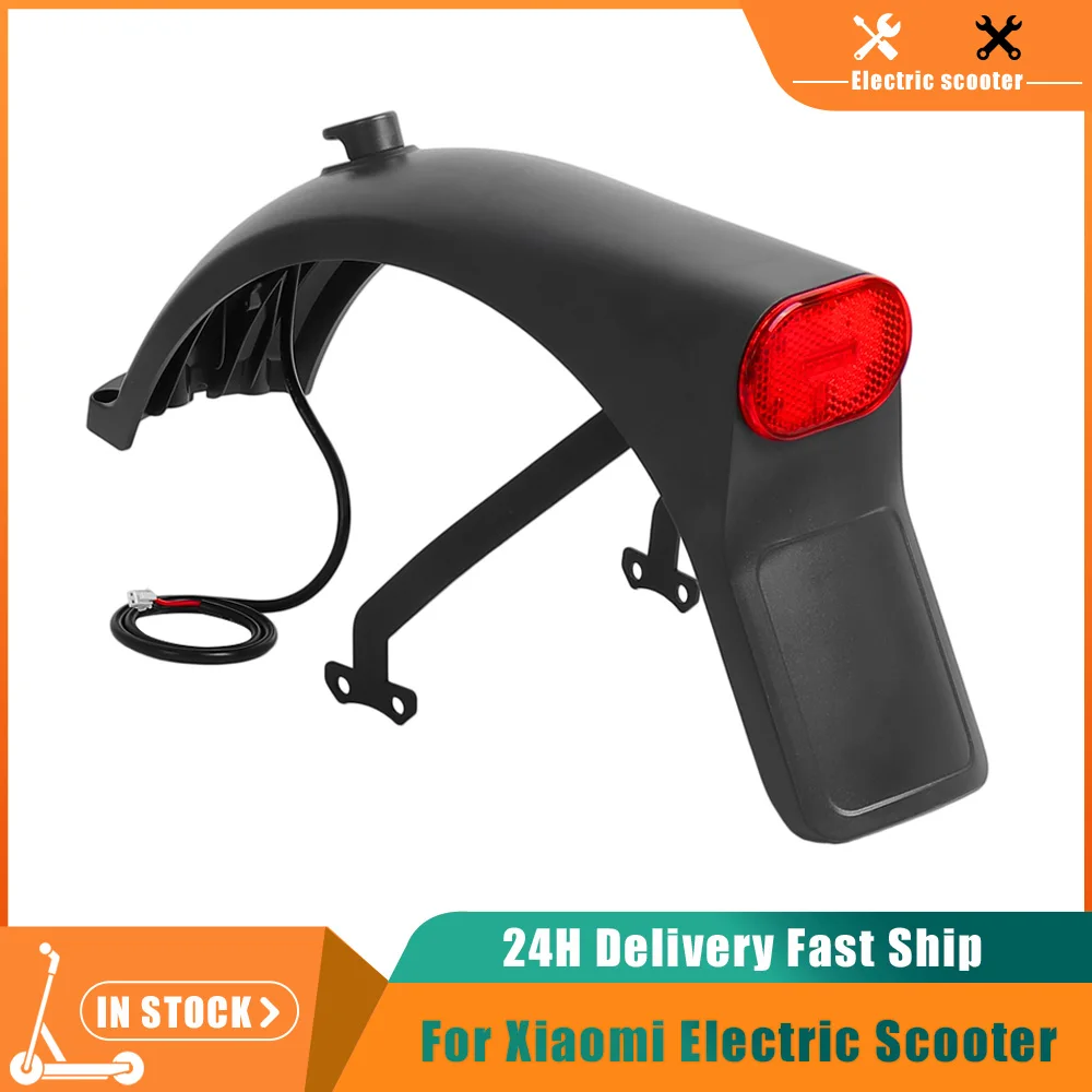 

Заднее крыло с крюком/фонарем/кронштейном/защитной трубкой для электросамоката Xiaomi Mi 5 Pro, запчасти для заднего крыла и стоп-сигнала